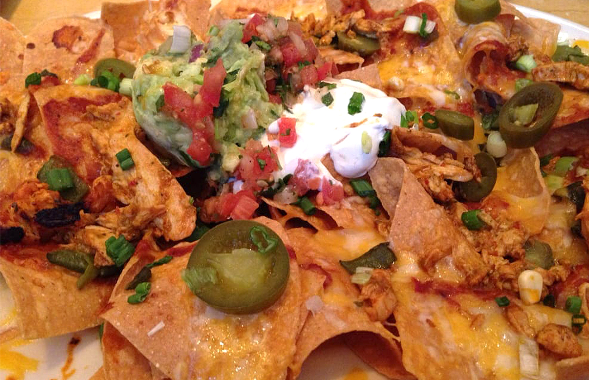 Factory Nachos With Spicy Chicken from The Unhealthiest Menu Items at